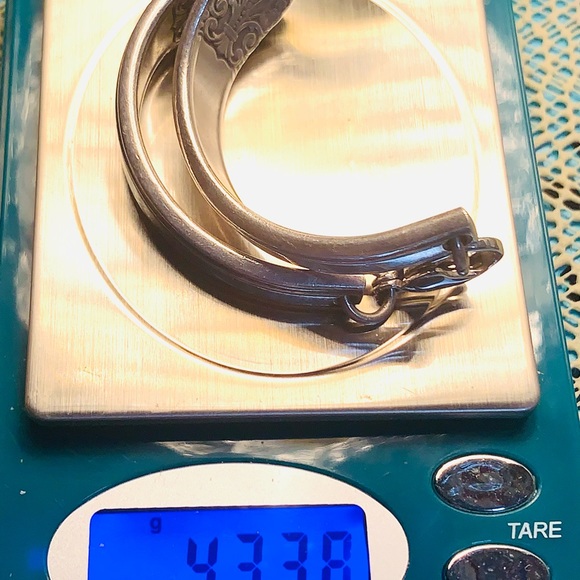 Vintage 1941 Silver Plated Spoon Bracelet - Picture 7 of 7